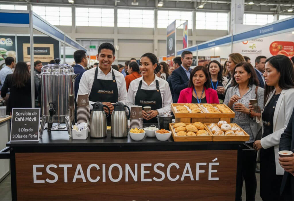Feria con Stand de Café